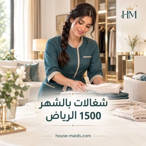 شغالات بالشهر 1500 الرياض
